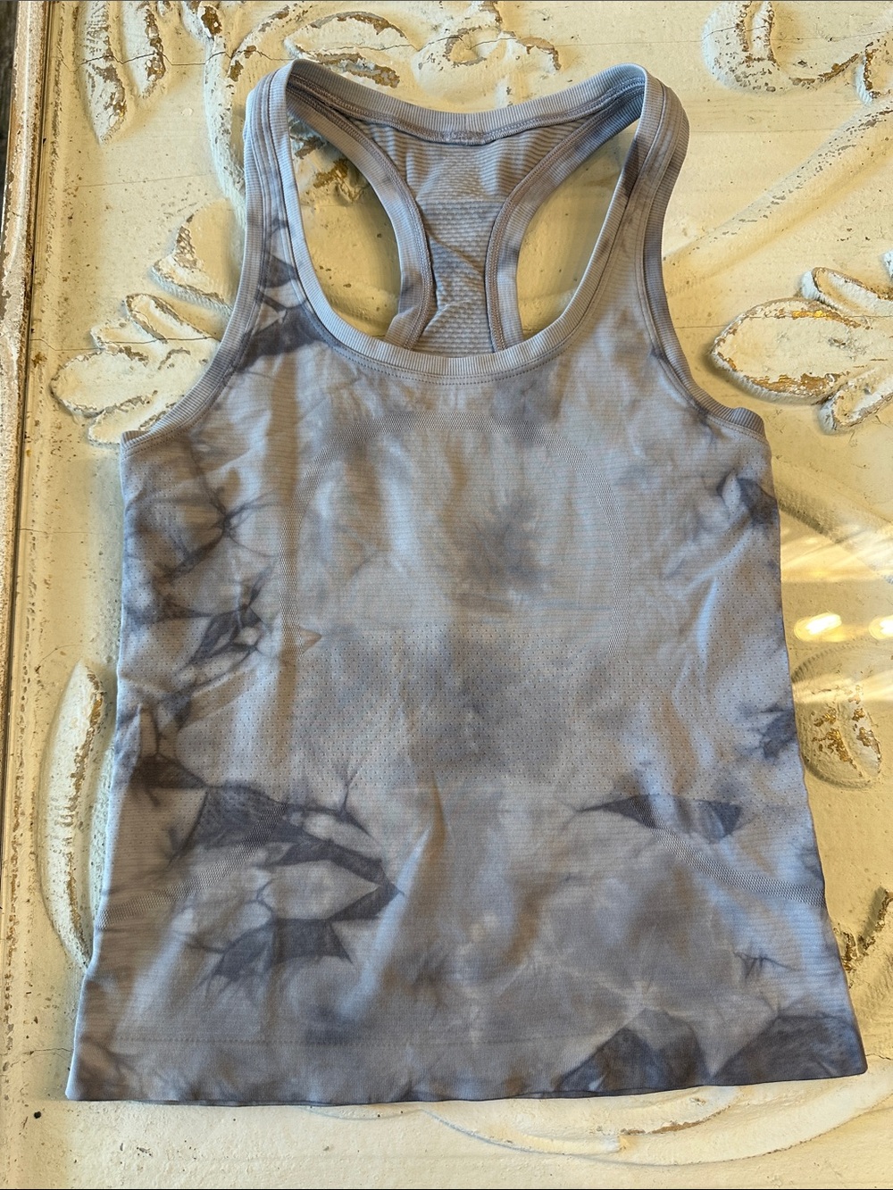 Lululemon Women’s Racerback Tank Top - Tie-Dye Gray-4